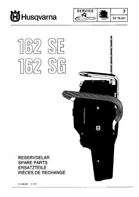 husqvarna 162 se parts diagram