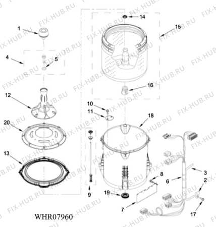 amana washing machine parts diagram