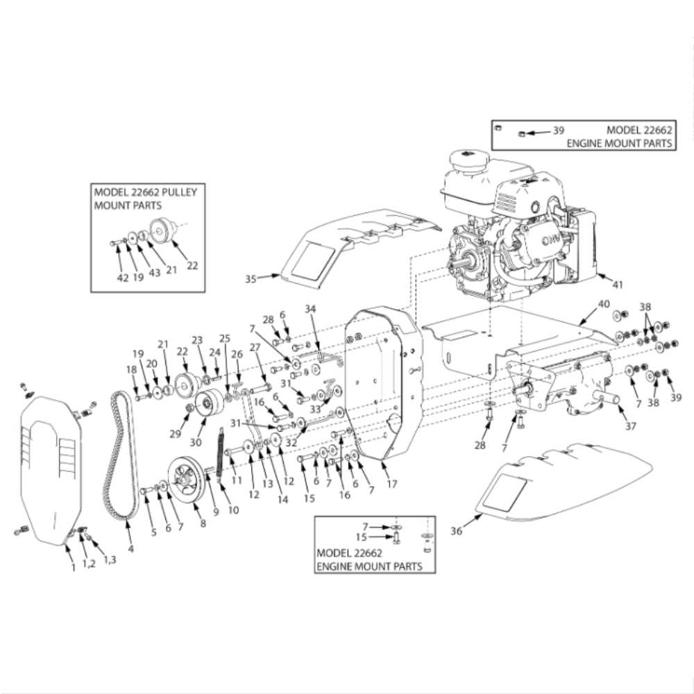 sears tiller parts diagram