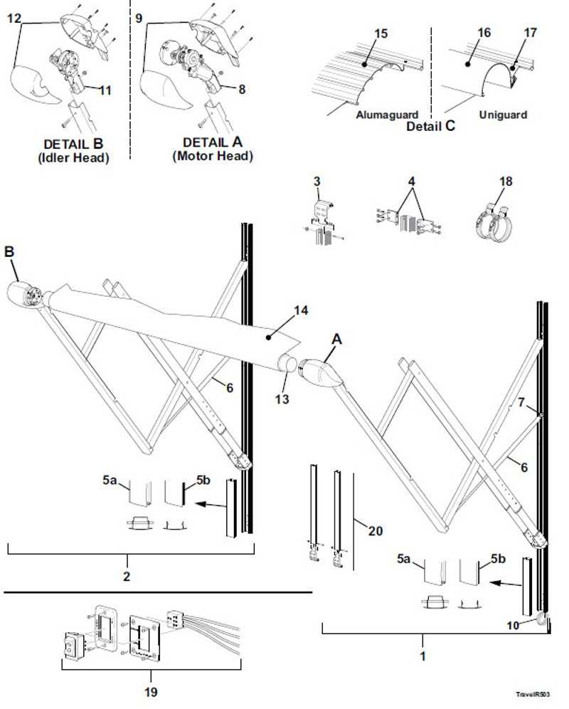 carefree slide topper parts diagram