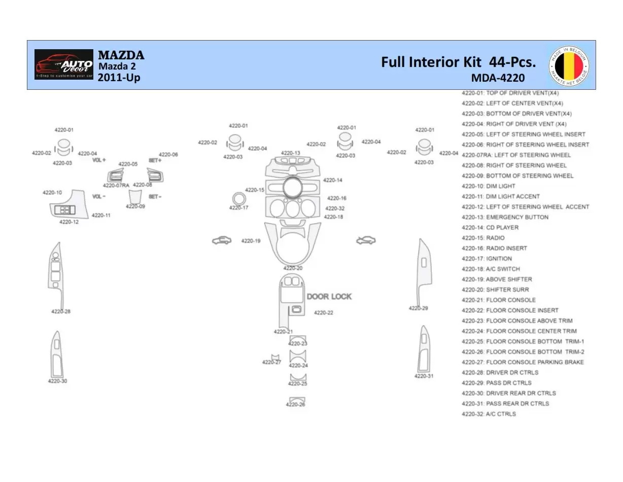 mazda 2 parts diagram