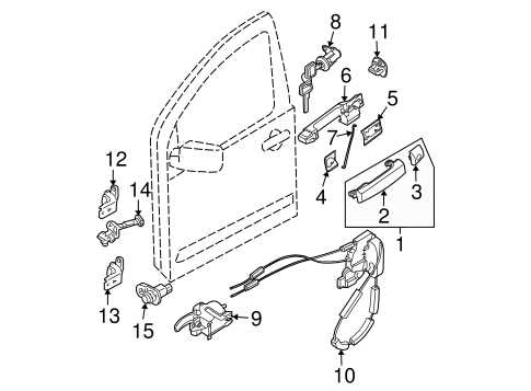 2008 nissan frontier parts diagram