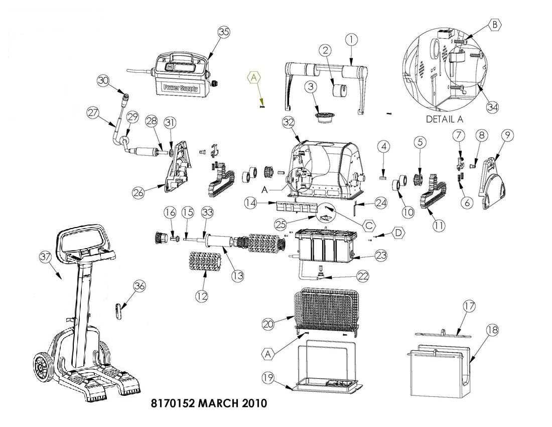 dolphin m400 parts diagram