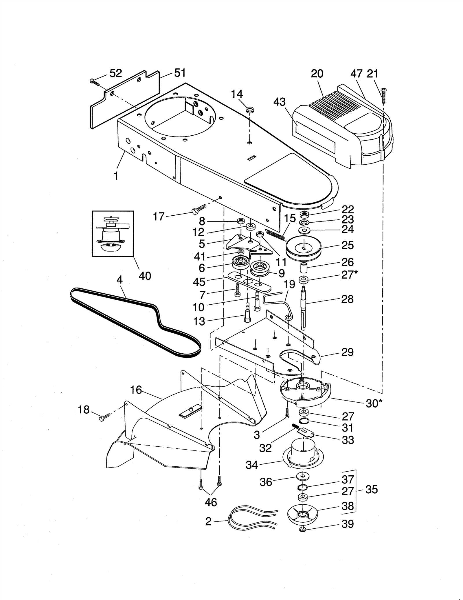 craftsman trimmer parts diagram