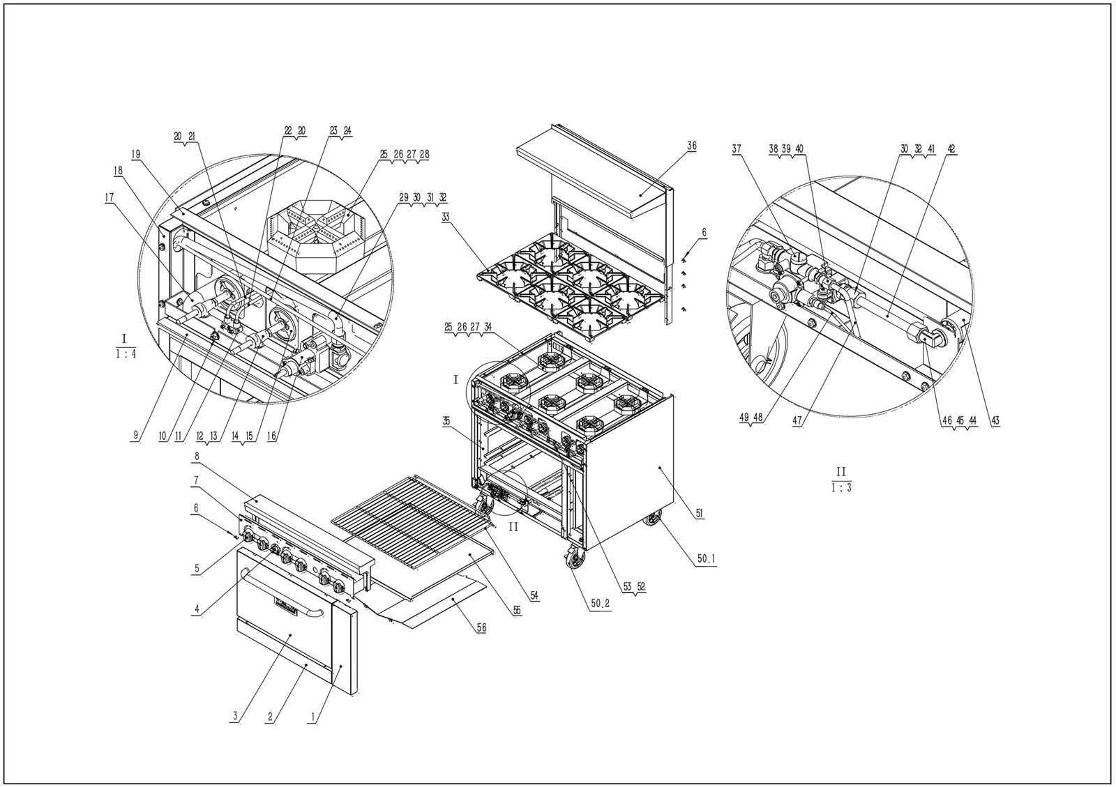 whirlpool gas range parts diagram