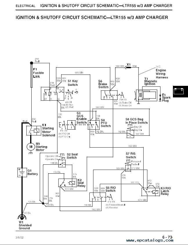 john deere lt180 parts diagram