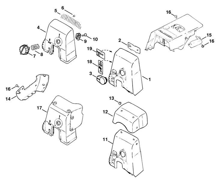 stihl 024 chainsaw parts diagram