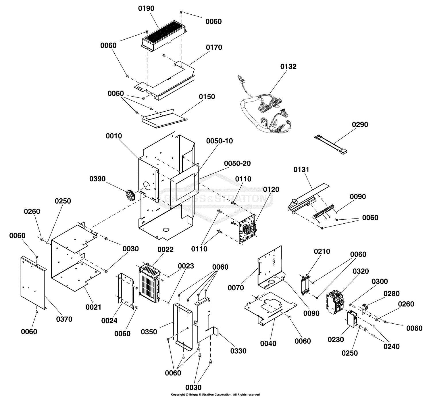 briggs and stratton model 12000 parts diagram