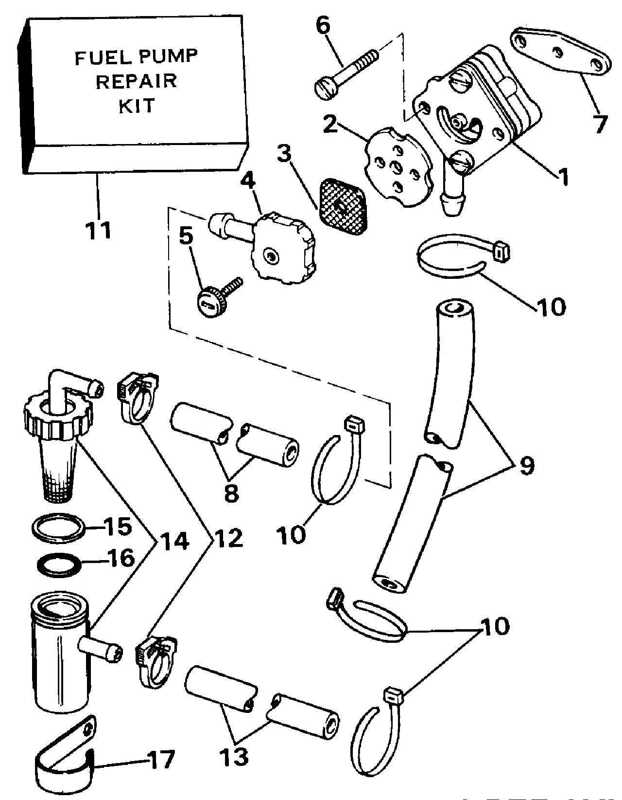 johnson outboard parts diagram