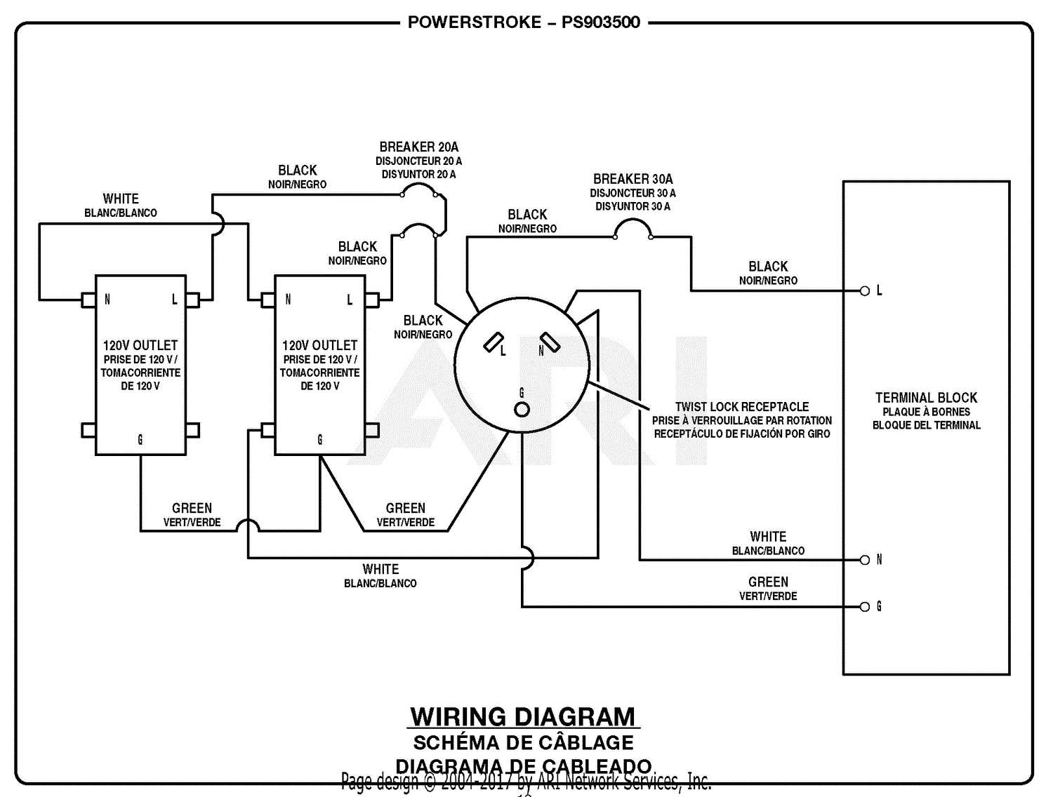 champion 3500 watt generator parts diagram