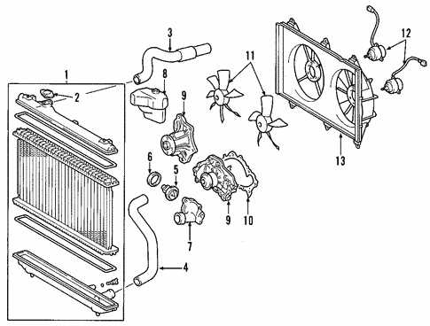 2002 toyota highlander parts diagram