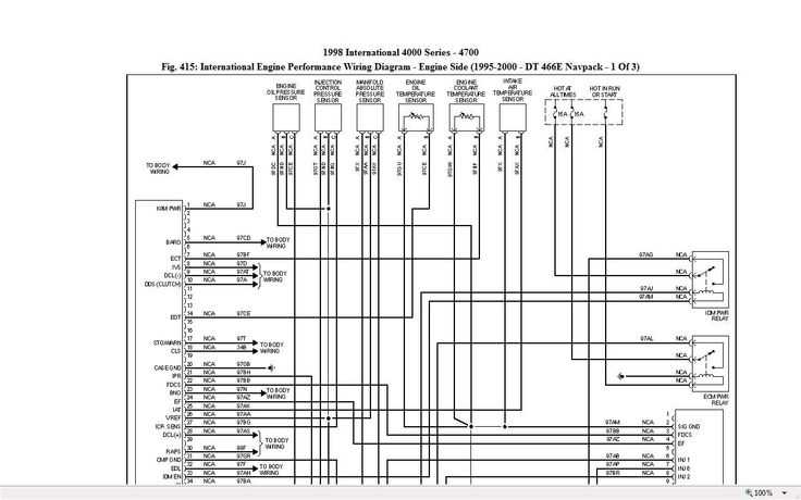 dt466 engine parts diagram