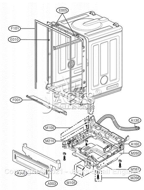 replacement samsung dishwasher parts diagram