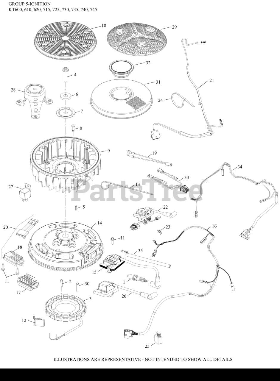 kt730 parts diagram