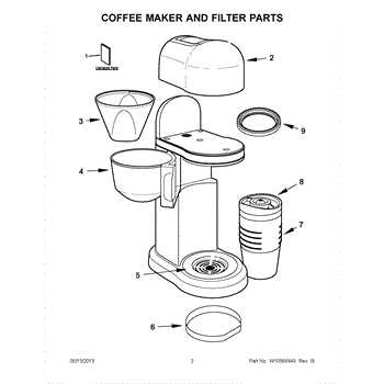 keurig k cafe parts diagram