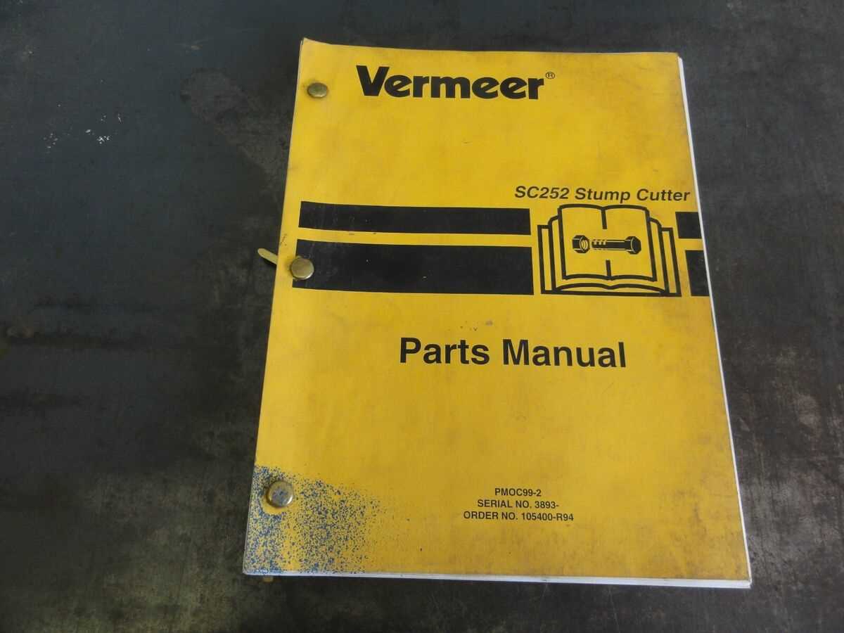 vermeer bc625a parts diagram