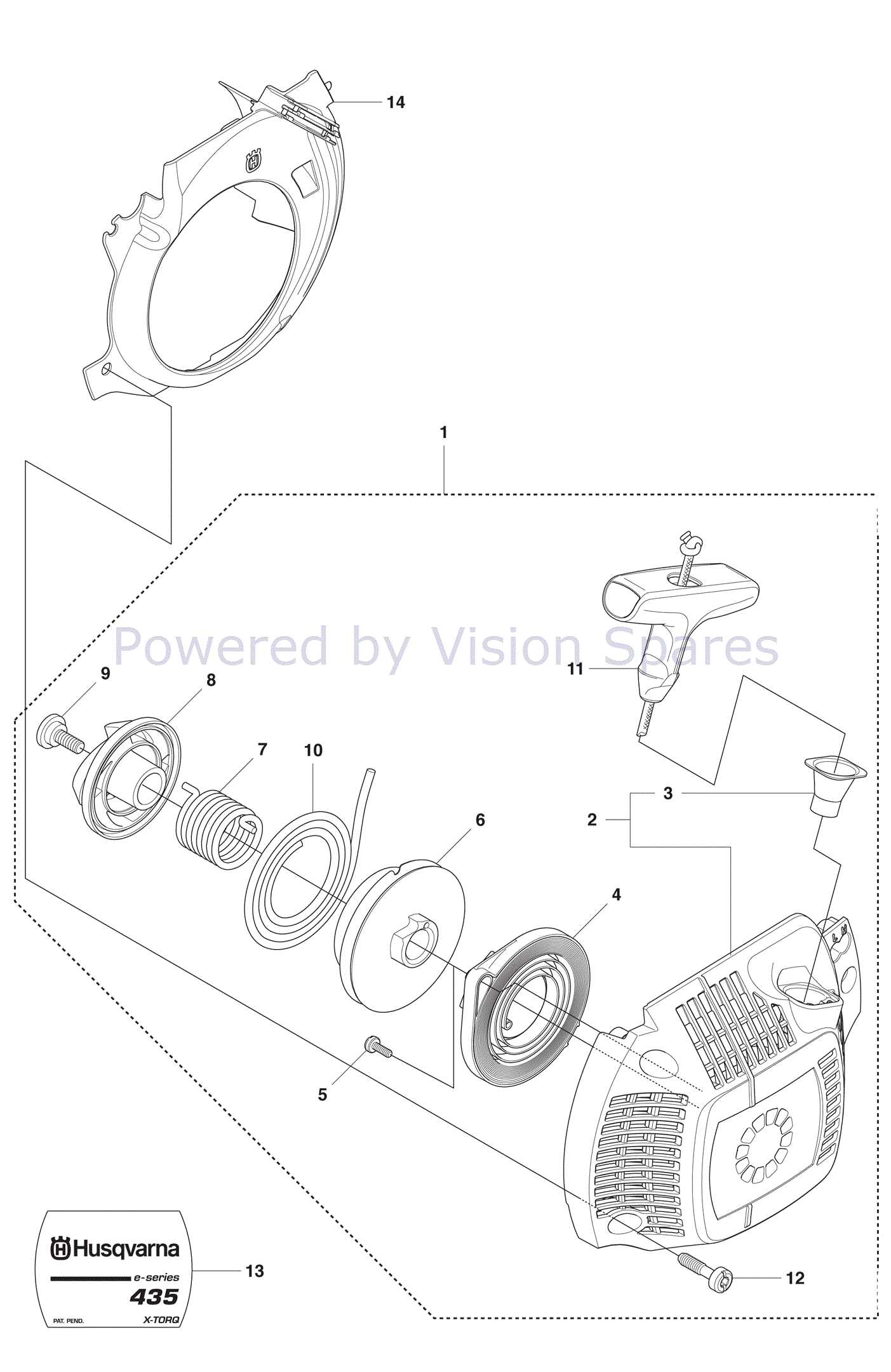 husqvarna 450 rancher parts diagram