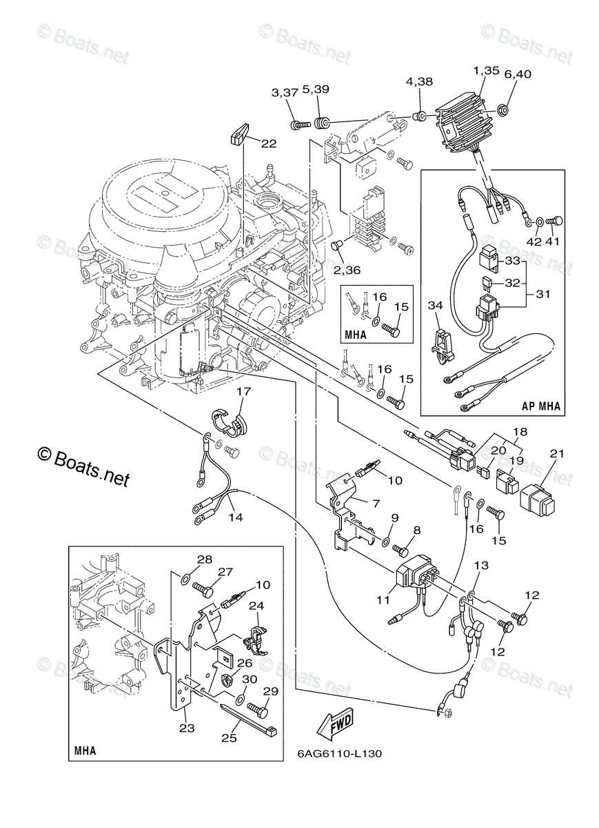 yamaha 40 hp 2 stroke parts diagram