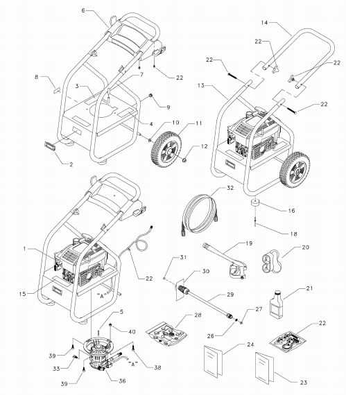 generac power washer parts diagram