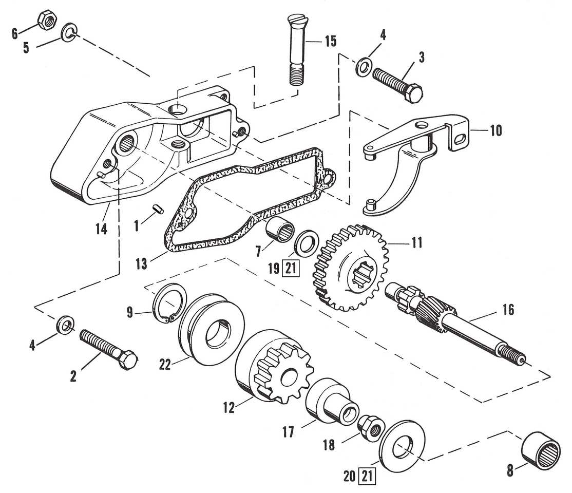 harley starter parts diagram