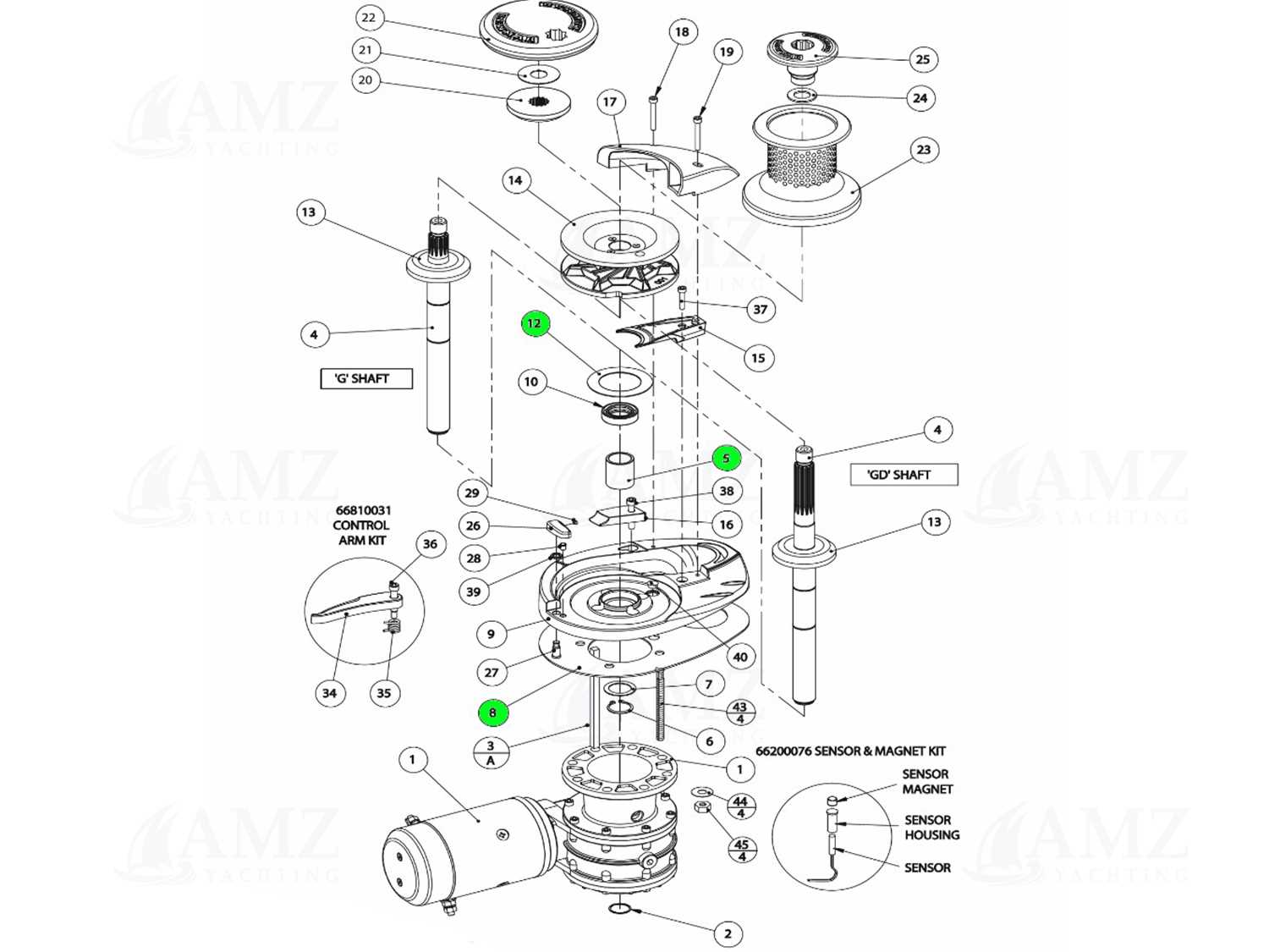 good windlass parts diagram