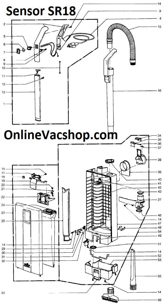 eureka vacuum parts diagram