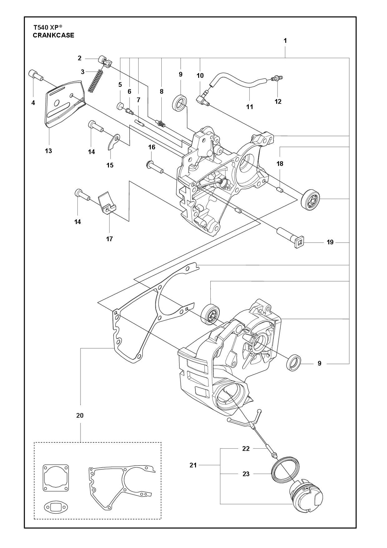 stihl ms200t parts diagram