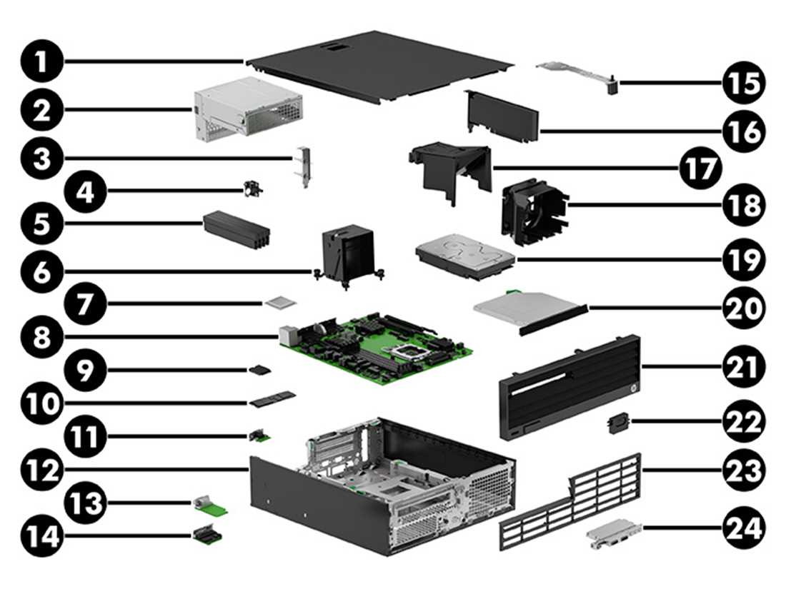 parts of the computer diagram