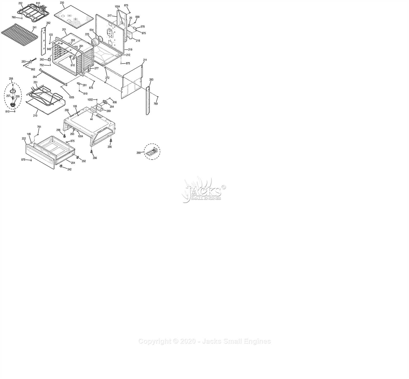 ge gas range parts diagram