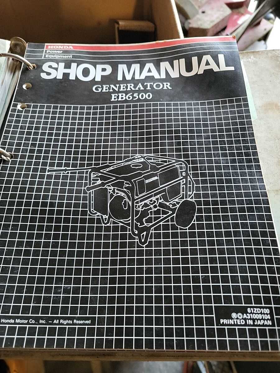 honda generator eu6500is parts diagram