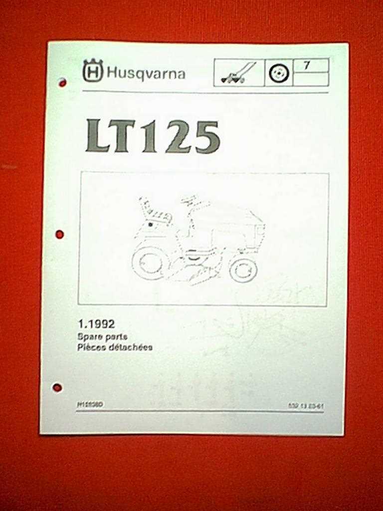 husqvarna 123l parts diagram