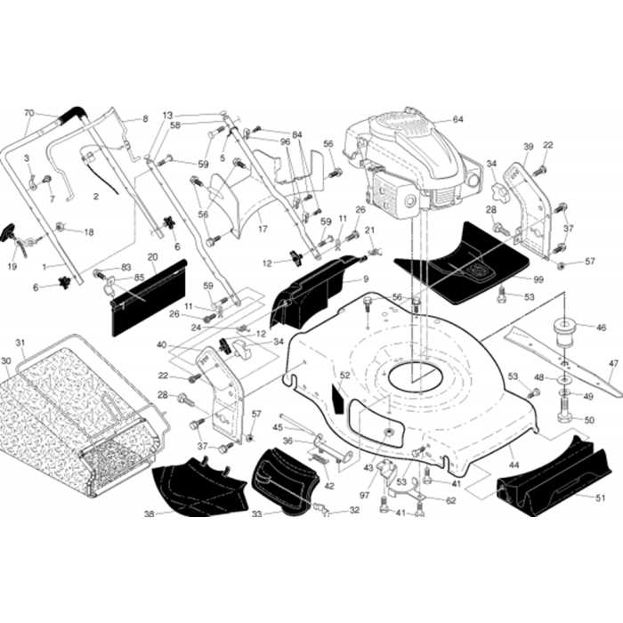 husqvarna self propelled mower parts diagram