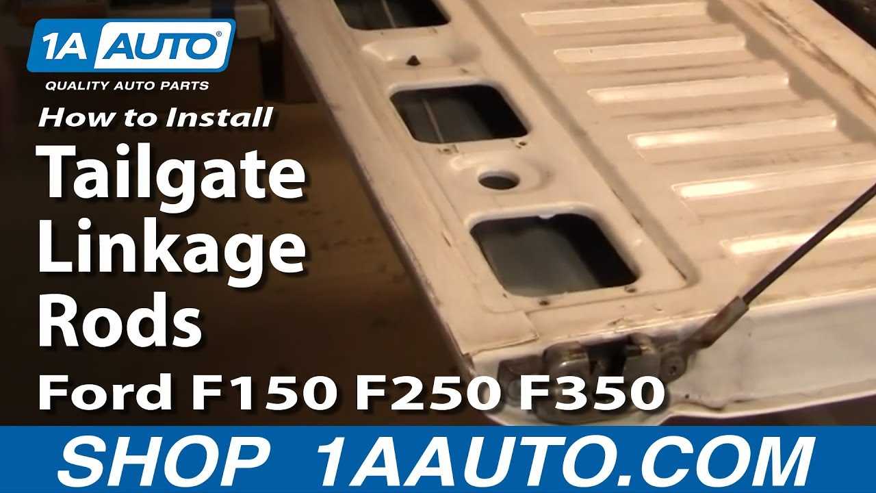 ford f250 tailgate parts diagram