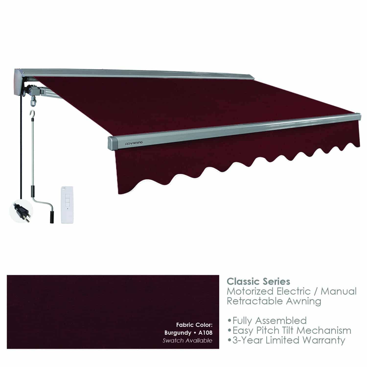 sunsetter awning parts diagram