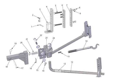 trailer tongue parts diagram