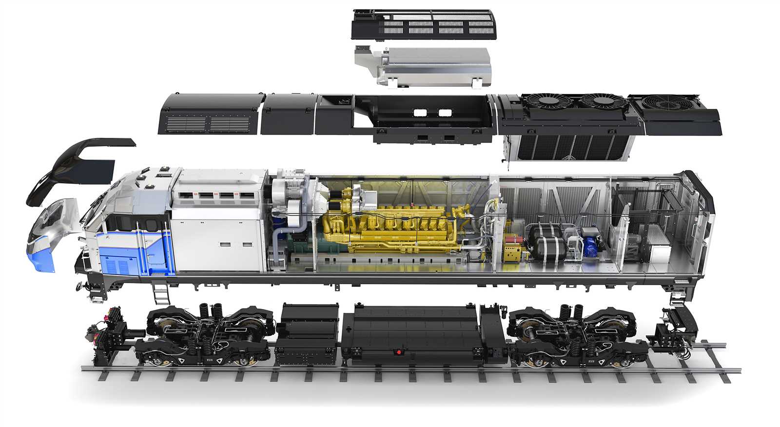 locomotive parts diagram