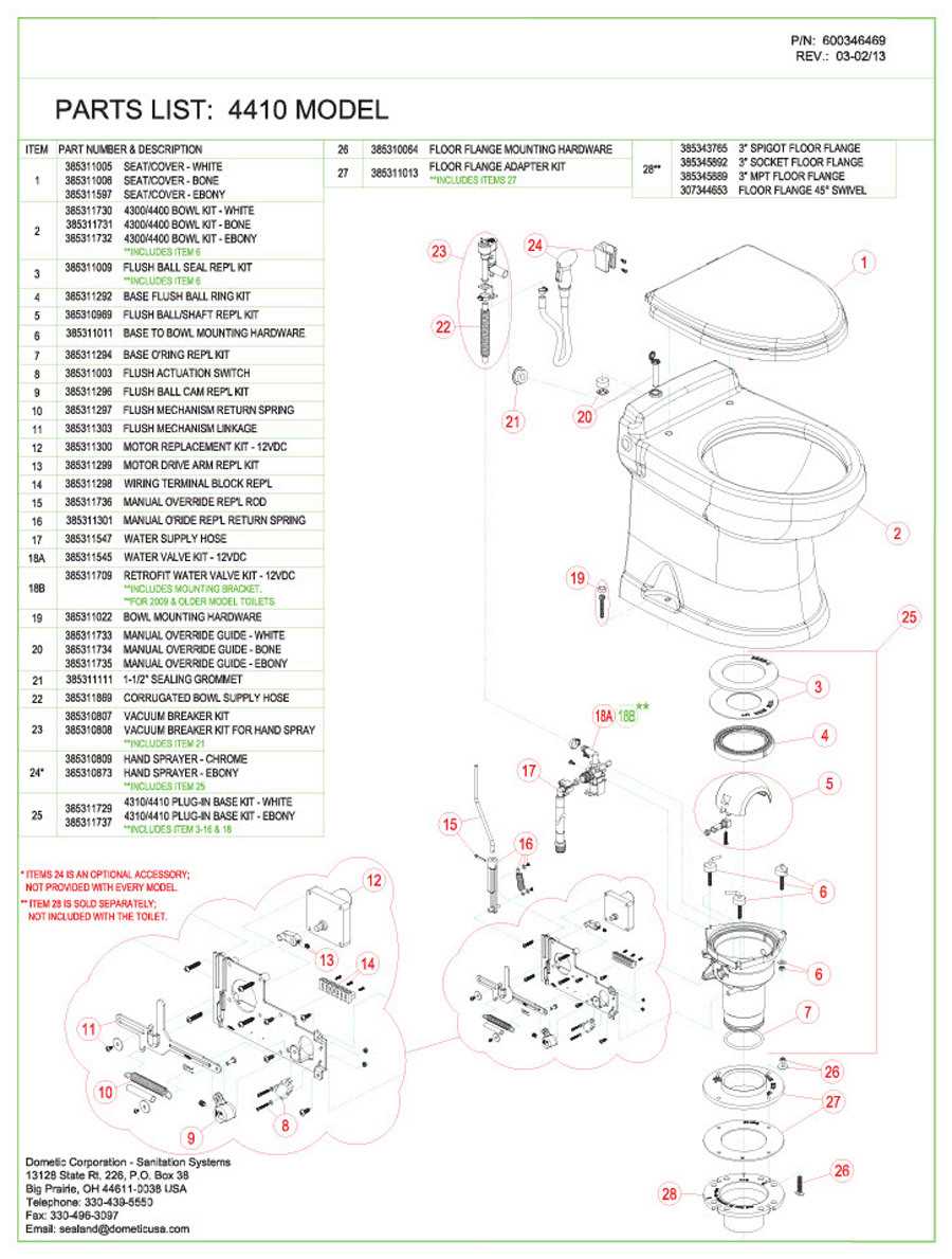 diagram toilet parts