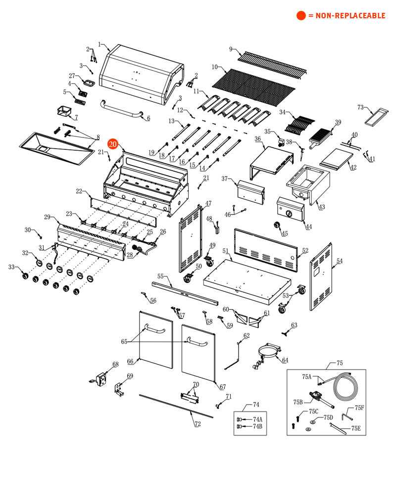 weber gas grill parts diagram