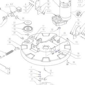 lawn sweeper parts diagram