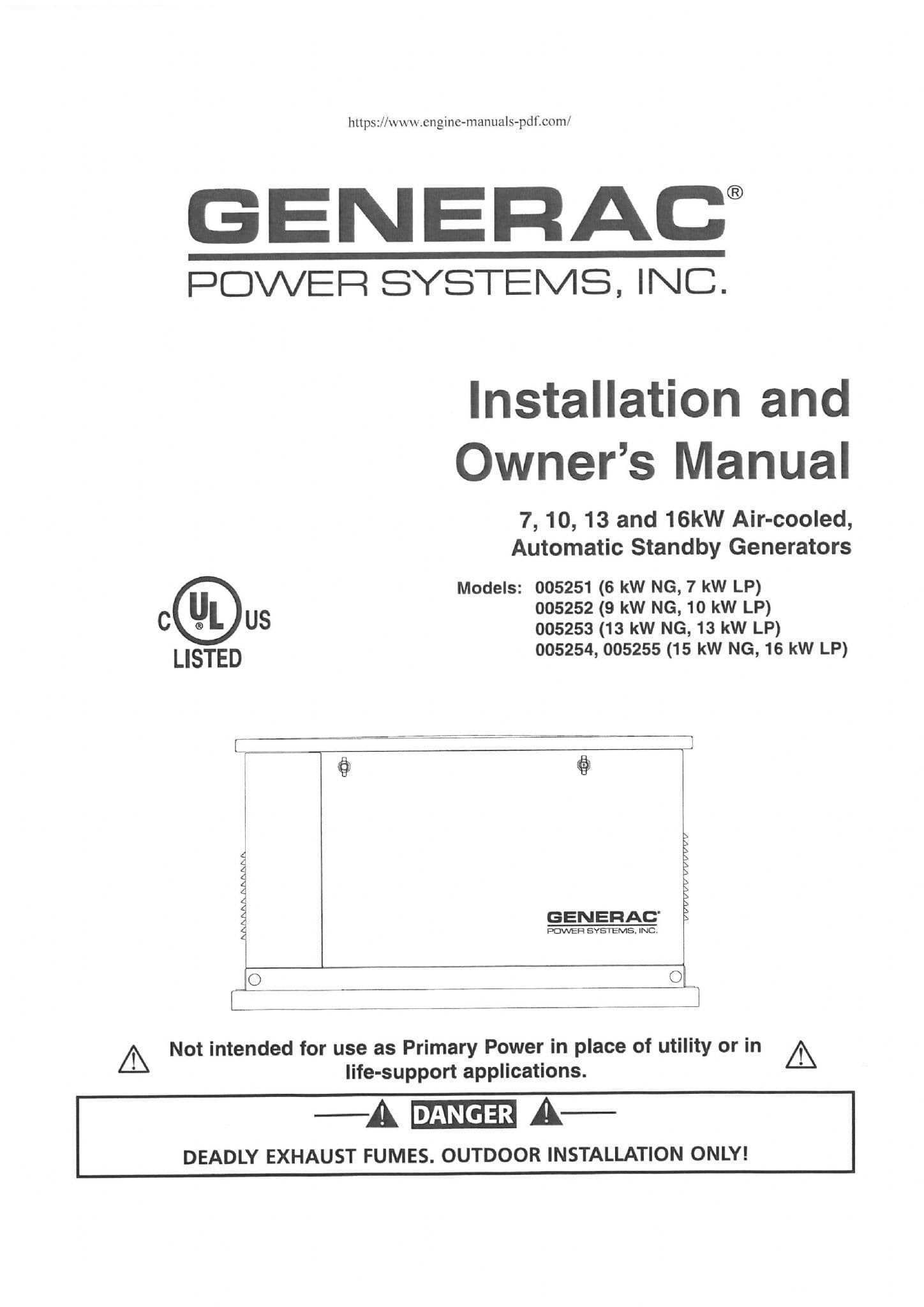 generac ix2000 parts diagram