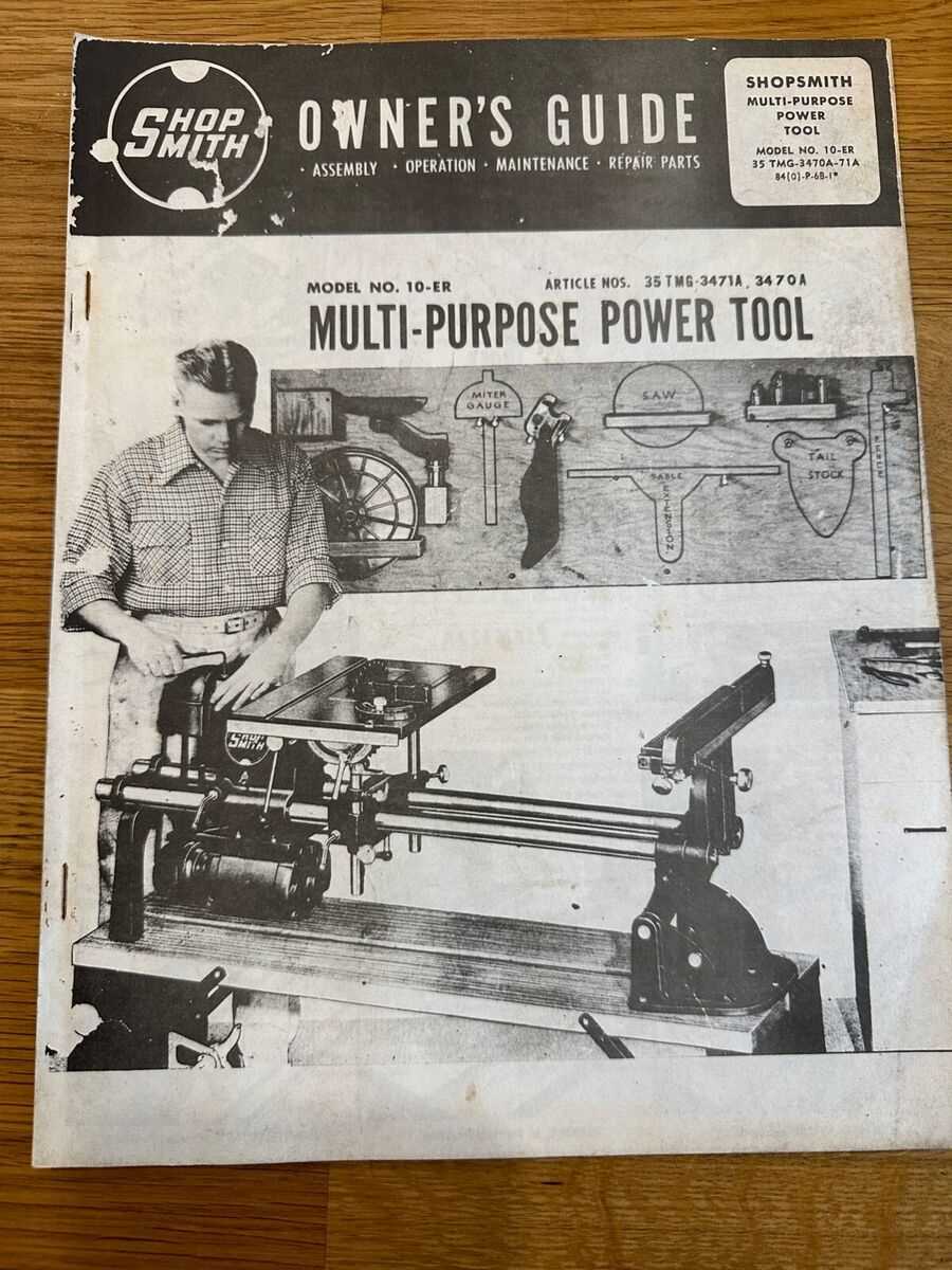 shopsmith 10er parts diagram