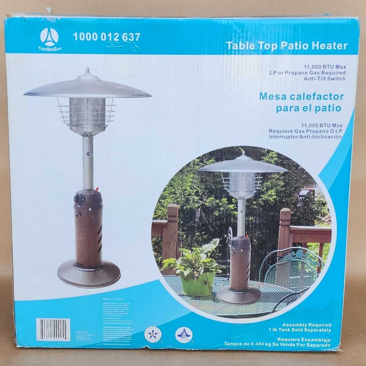 hss a ss patio heater parts diagram