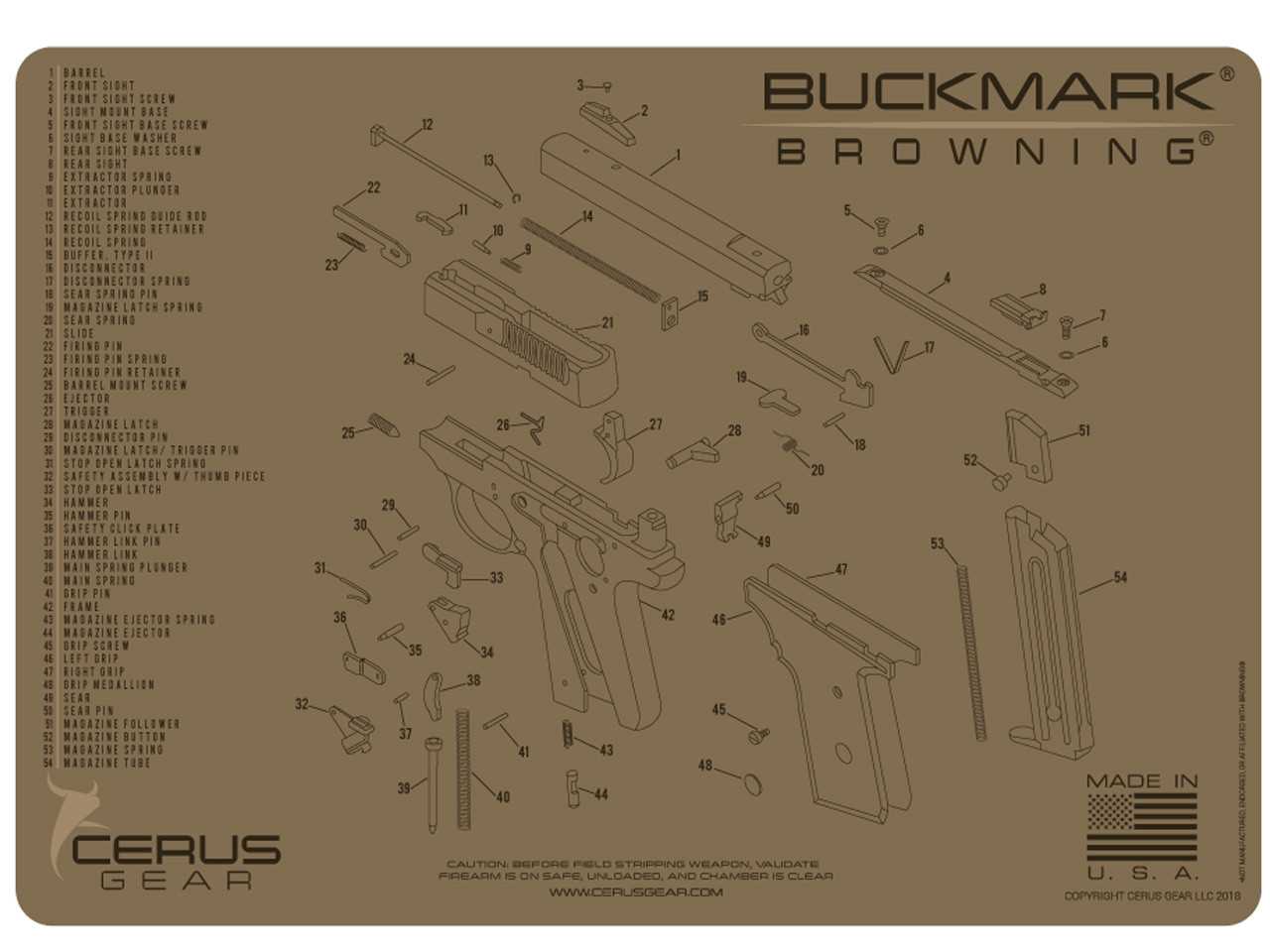 m1a parts diagram