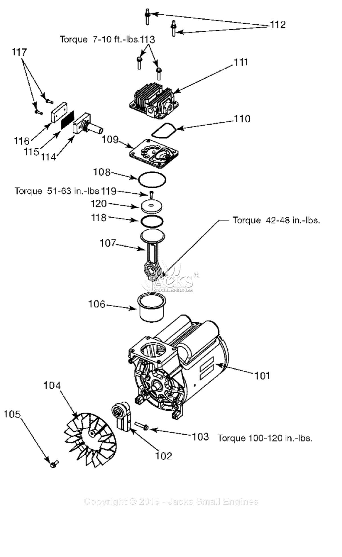 porter cable 6 gallon air compressor parts diagram