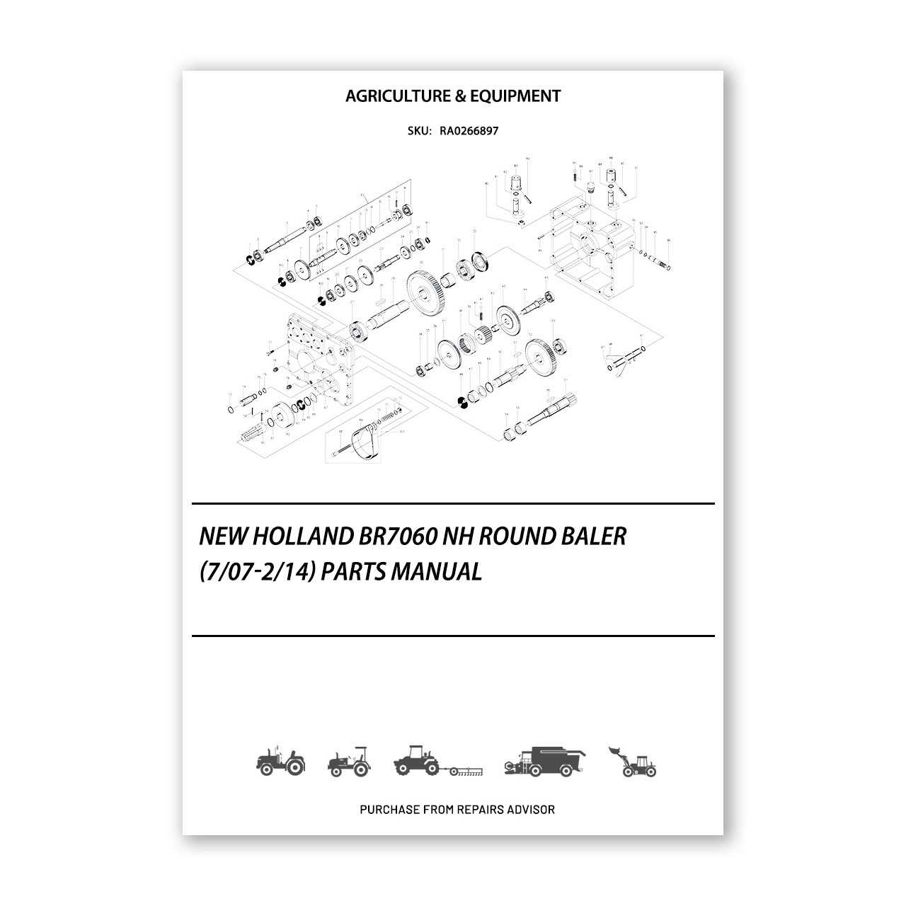 new holland br7060 parts diagram