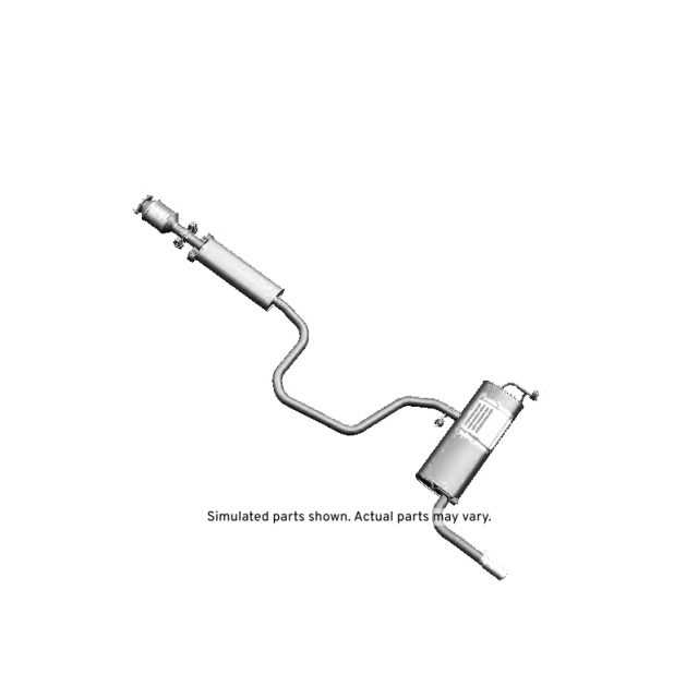 parts of a muffler diagram