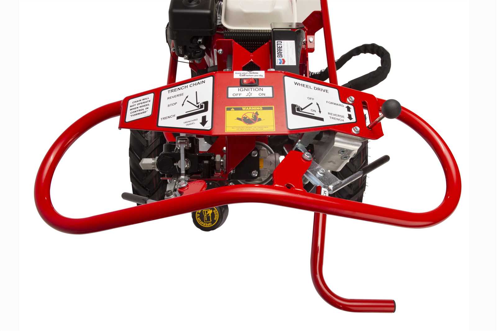 barreto 712 trencher parts diagram