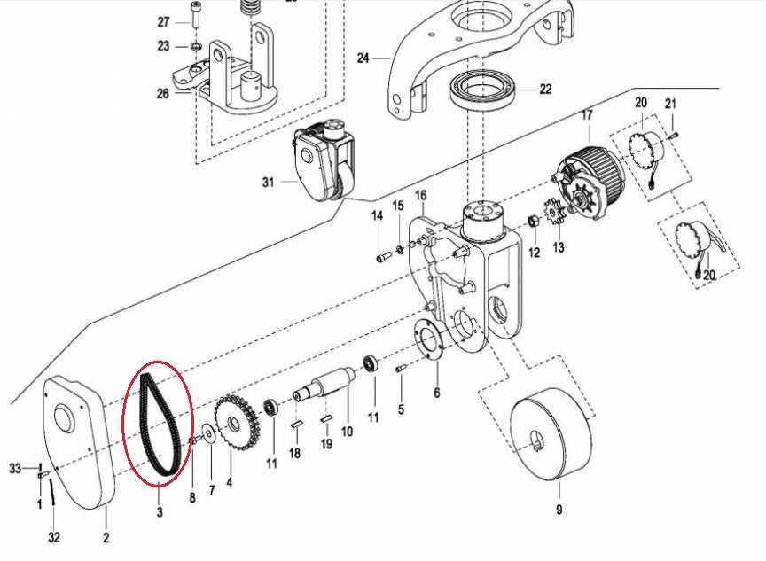 chain link parts diagram