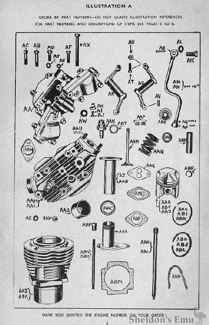 engine parts diagram