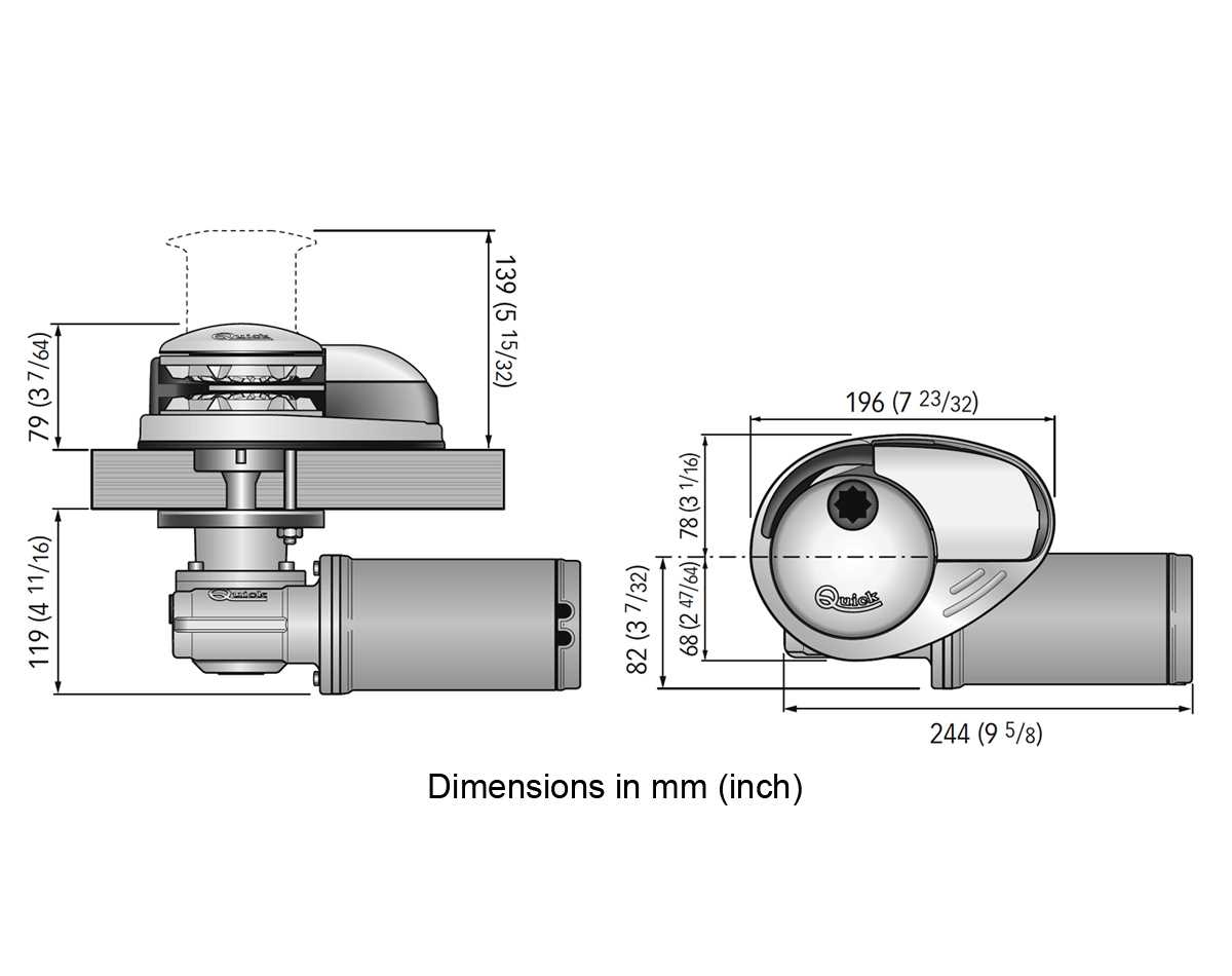 quick windlass parts diagram